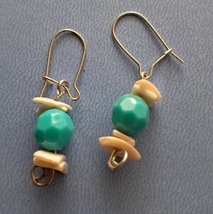 Tropical Cute Turquoise Earrings